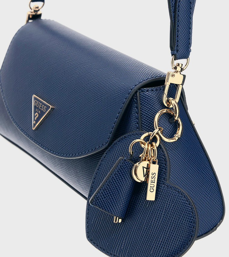 BOLENA Logo Detail Flap Crossbody Bag