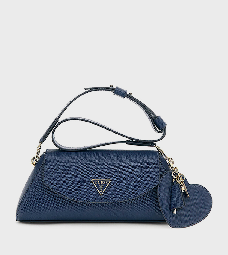 BOLENA Logo Detail Flap Crossbody Bag