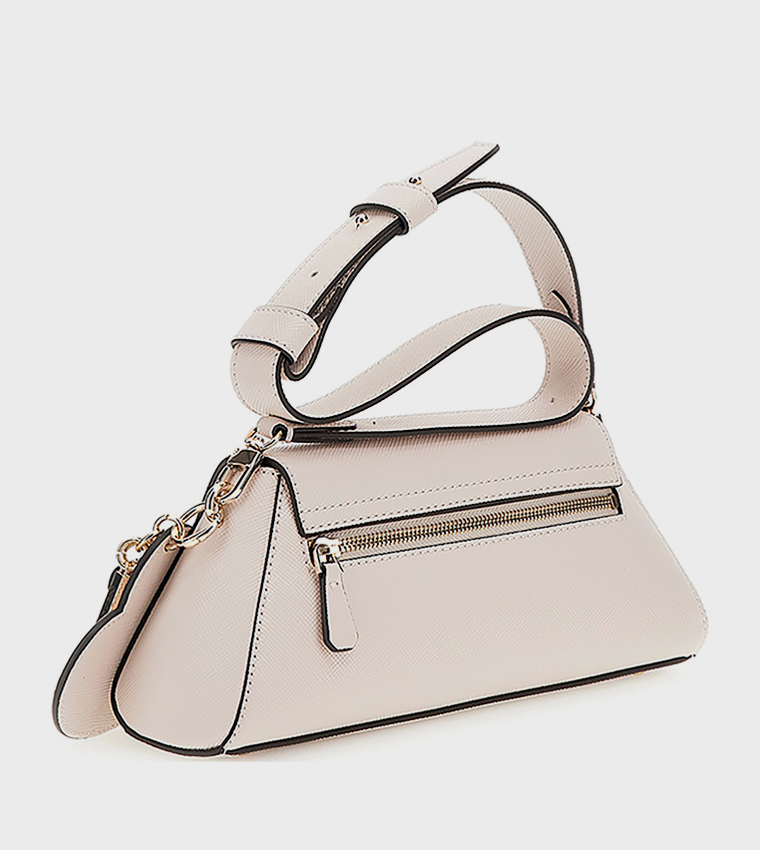 BOLENA Logo Detail Flap Crossbody Bag