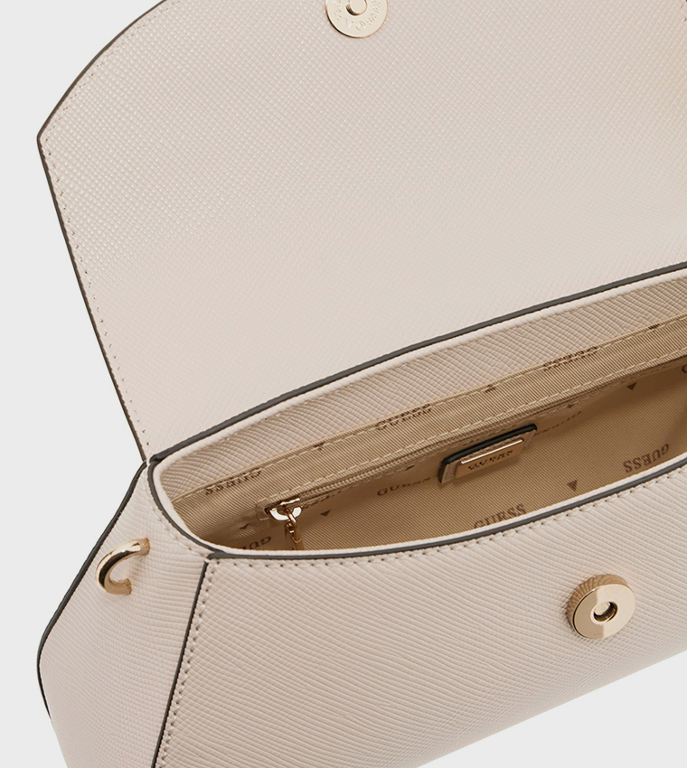 BOLENA Logo Detail Flap Crossbody Bag