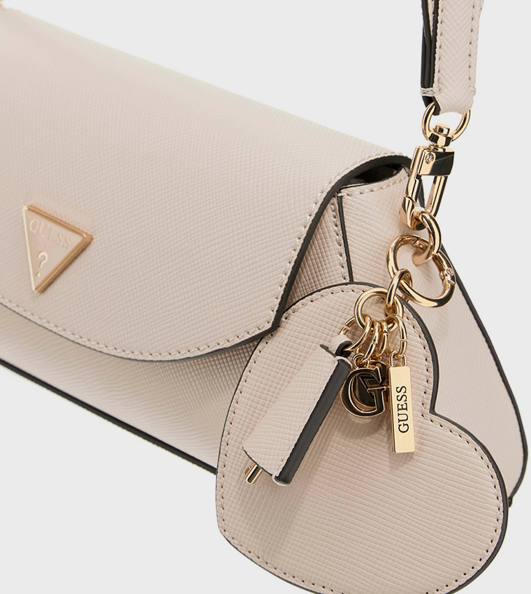 BOLENA Logo Detail Flap Crossbody Bag