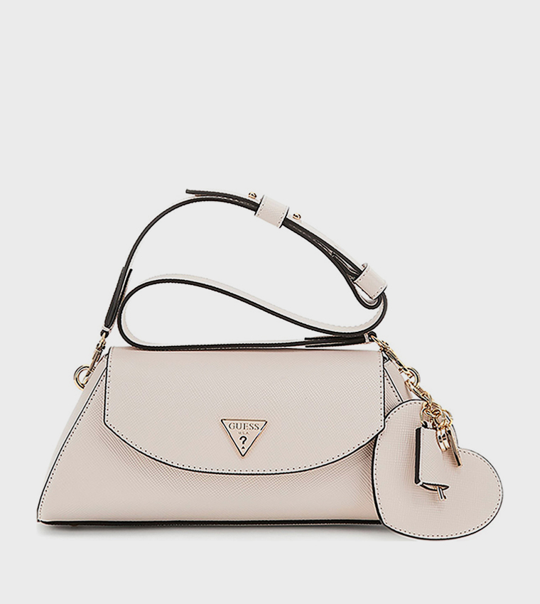 BOLENA Logo Detail Flap Crossbody Bag