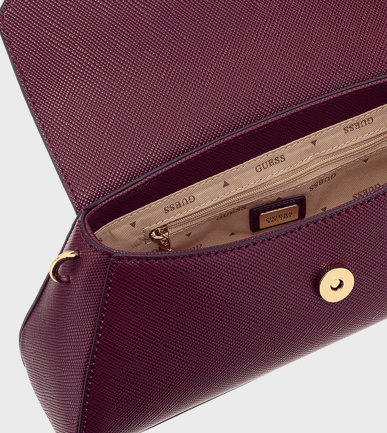 BOLENA Logo Detail Flap Crossbody Bag