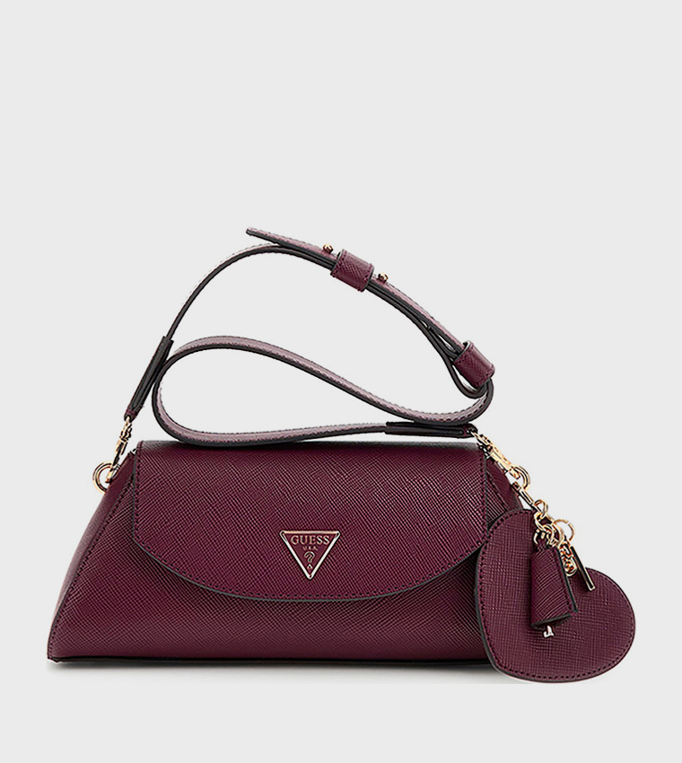 BOLENA Logo Detail Flap Crossbody Bag