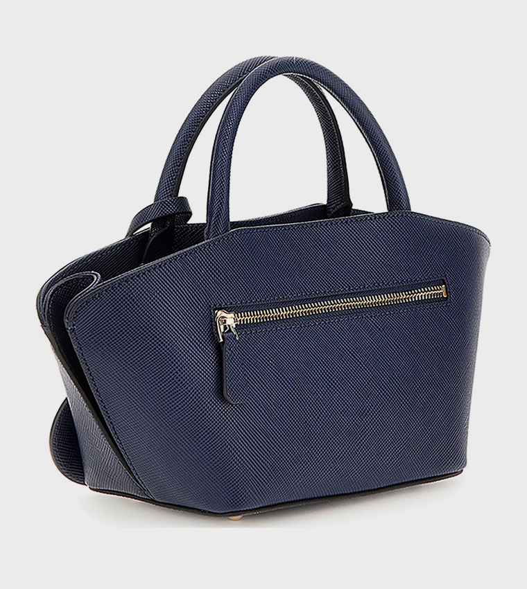 BOLENA Textured Trapeze Bag