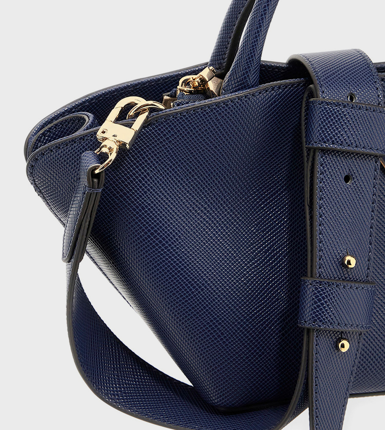 BOLENA Textured Trapeze Bag