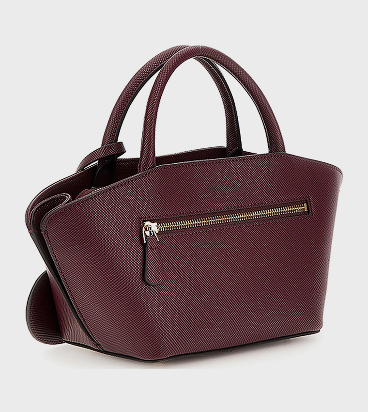 BOLENA Logo Detail Trapeze Bag