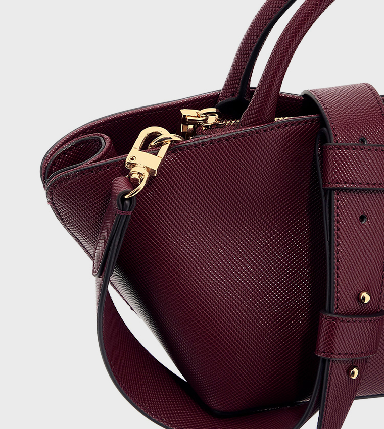 BOLENA Logo Detail Trapeze Bag