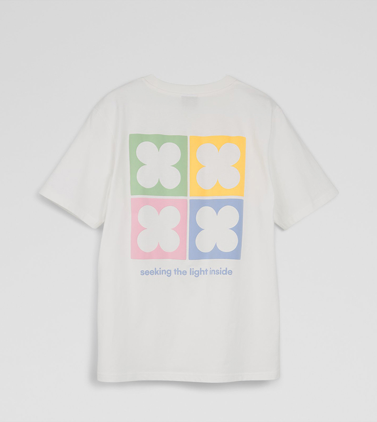 Back Printed Short Sleeves T-Shirt