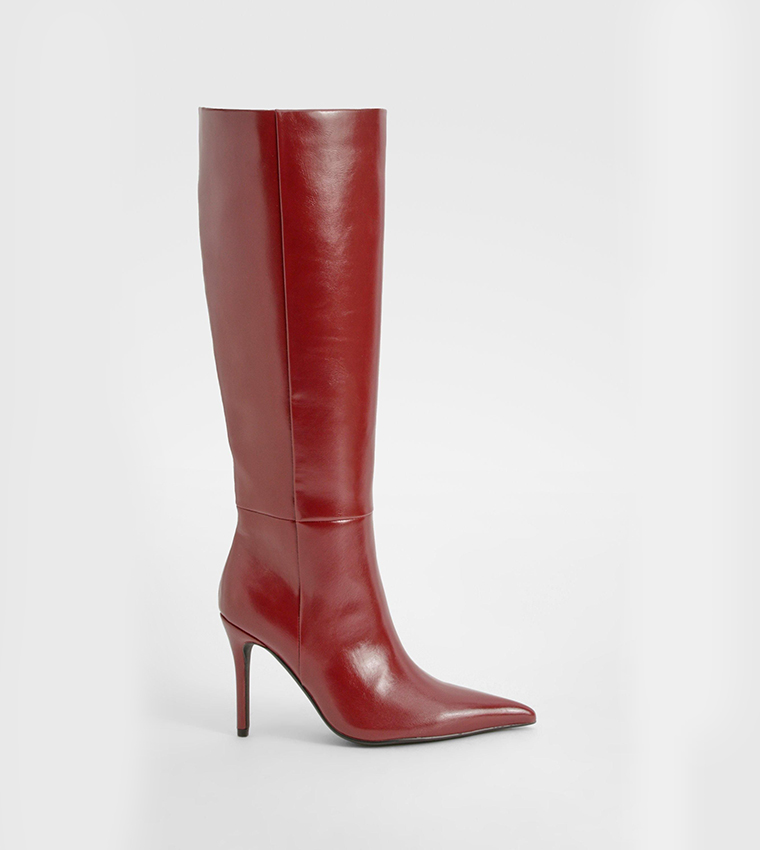 Stiletto Heel Knee High Boots