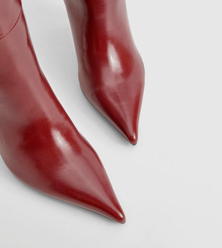 Stiletto Heel Knee High Boots