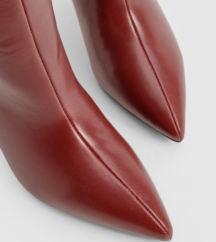 بوت كعب بطول الركبة 