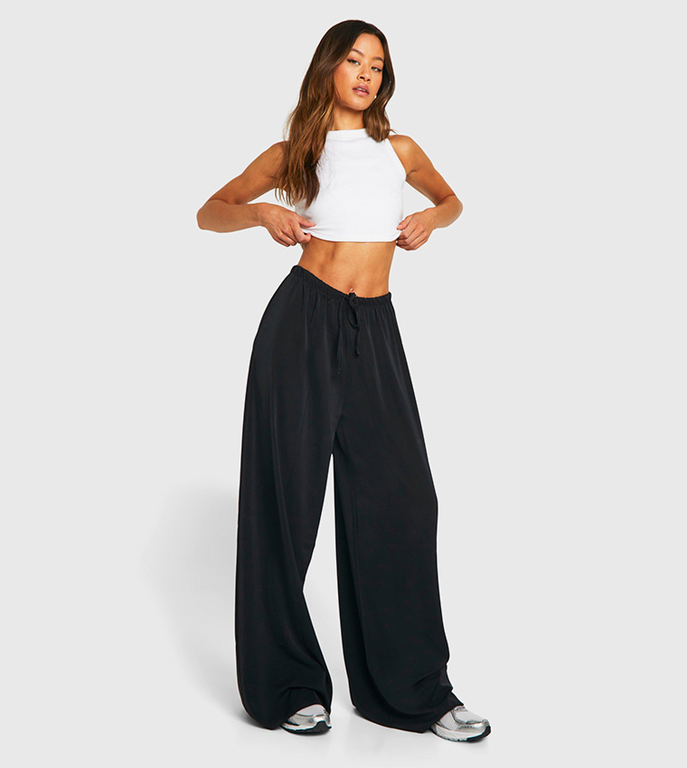 Tall Woven Wide Leg Trousers