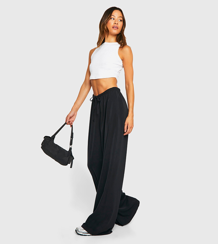 Tall Woven Wide Leg Trousers