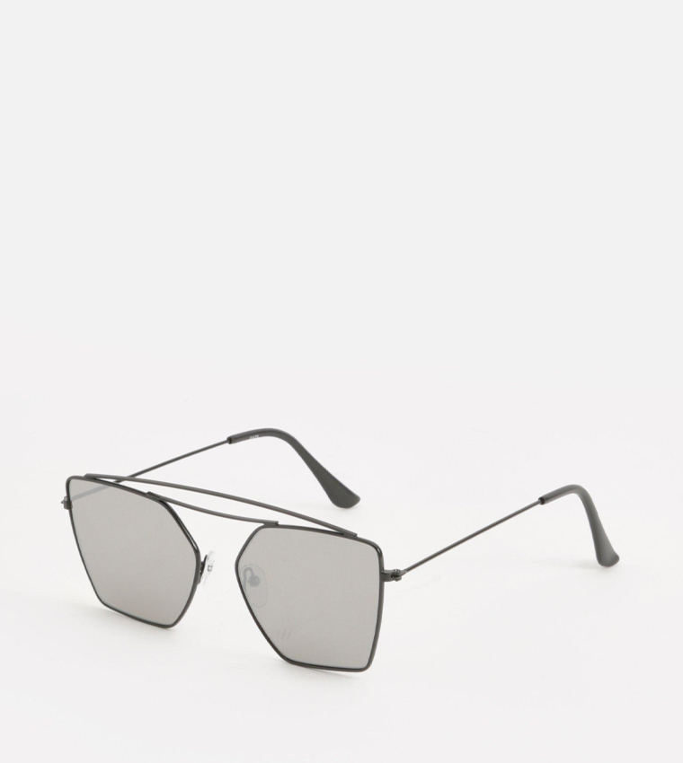 Asymmetric Aviator Sunglasses