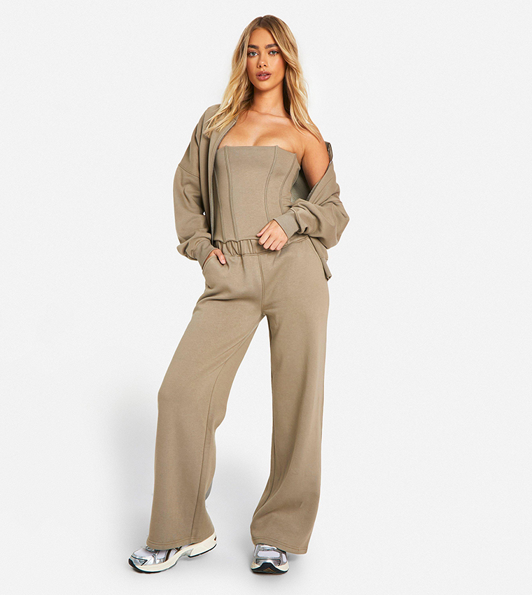 3-Piece Corset Top Clothing Set