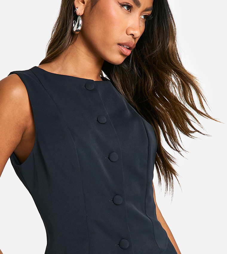 Solid Wide Leg Jumpsuit