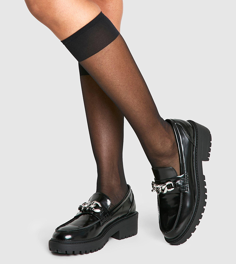 T-Bar Chunky Loafers