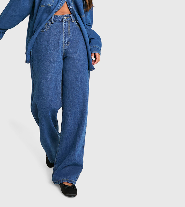 High Waist Wide Leg Jeans
