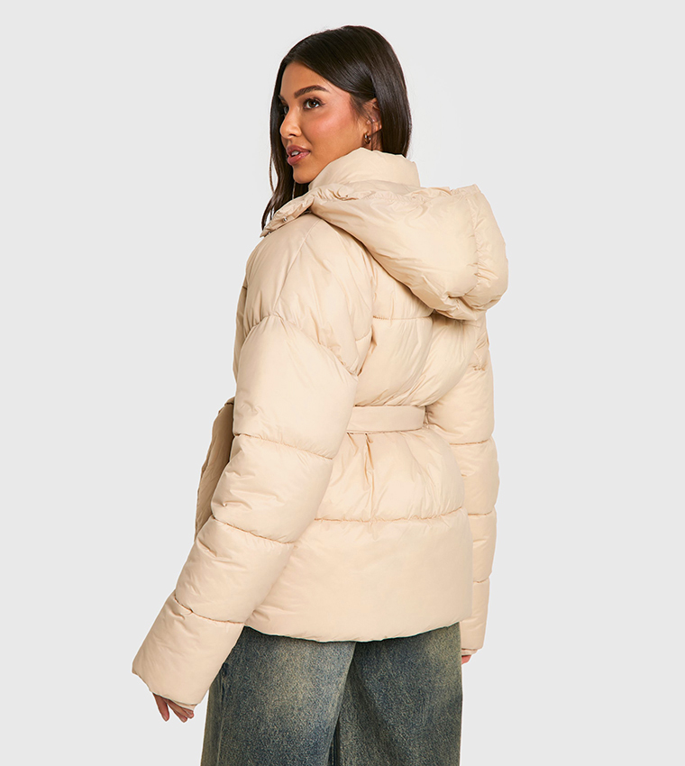 Belted Puffer Jacket