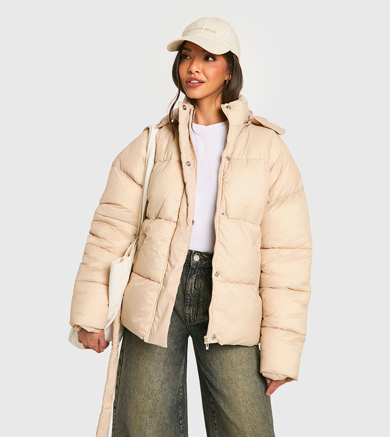 Belted Puffer Jacket