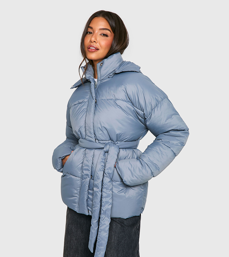 Belted Puffer Jacket