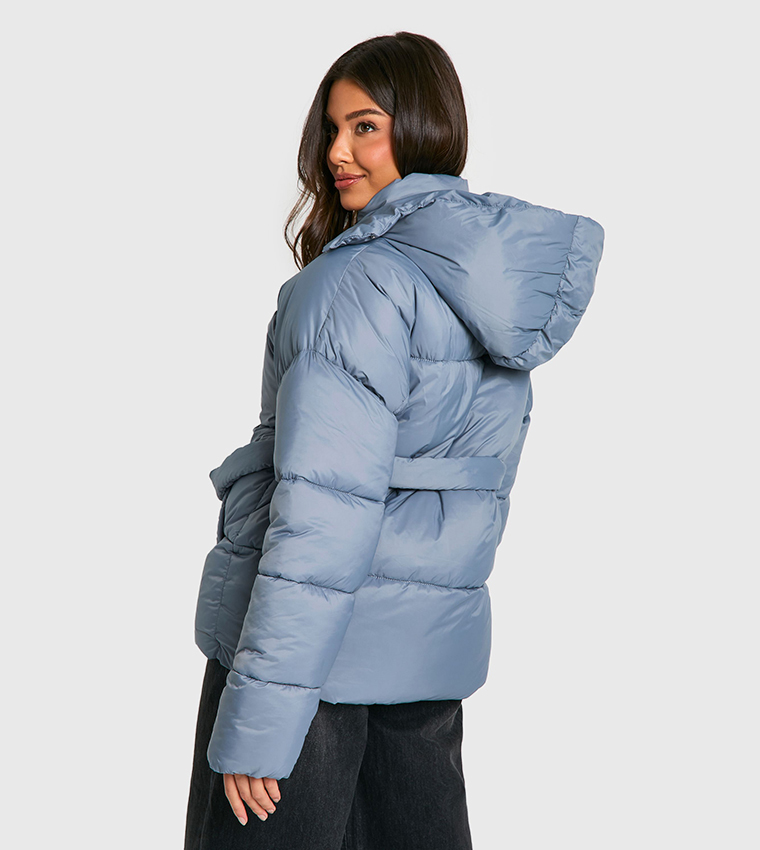 Belted Puffer Jacket