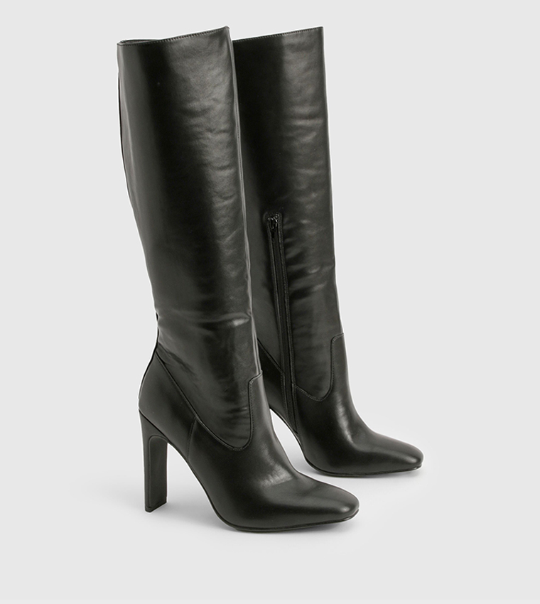Pointed Toe Knee High Boots