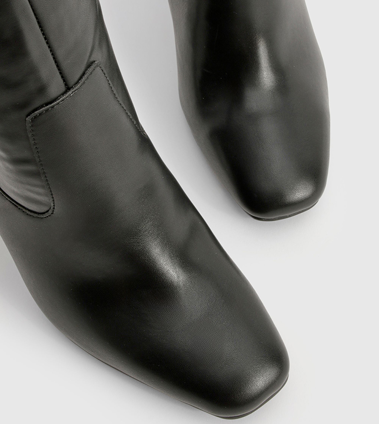 Pointed Toe Knee High Boots
