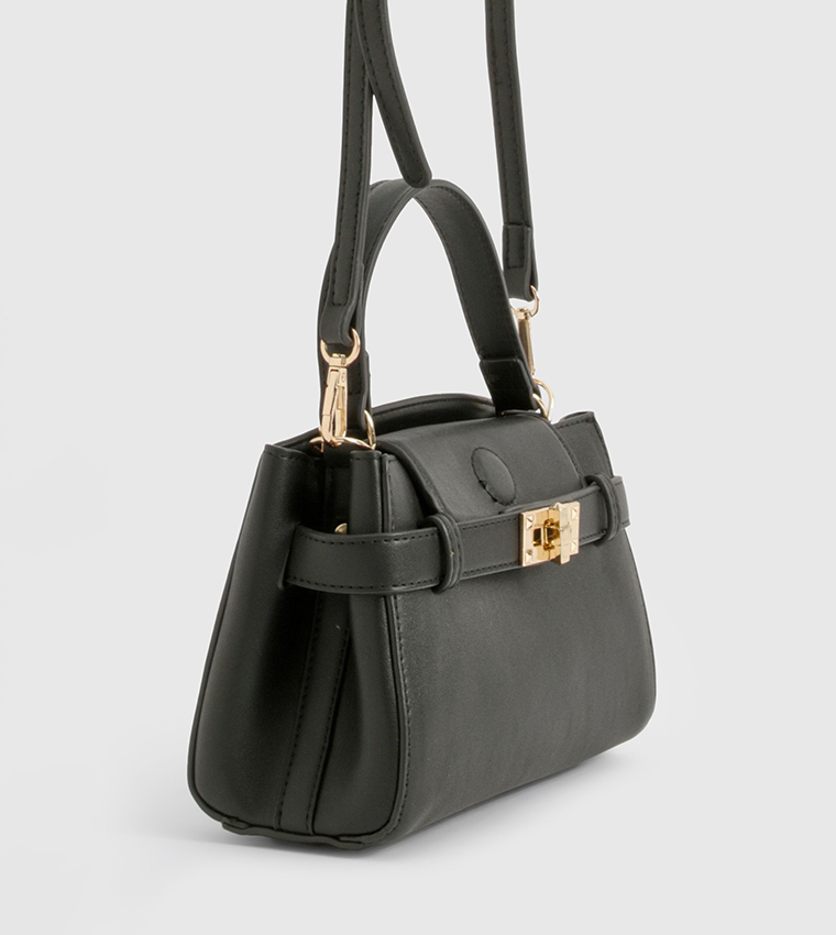 Buckle Strap Detail Crossbody Bag