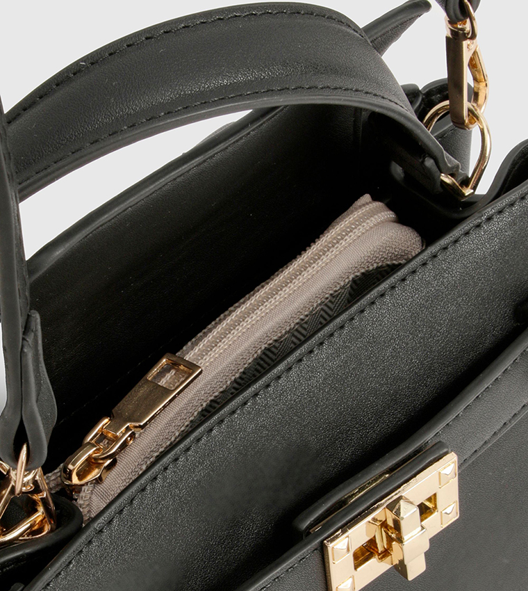 Buckle Strap Detail Crossbody Bag