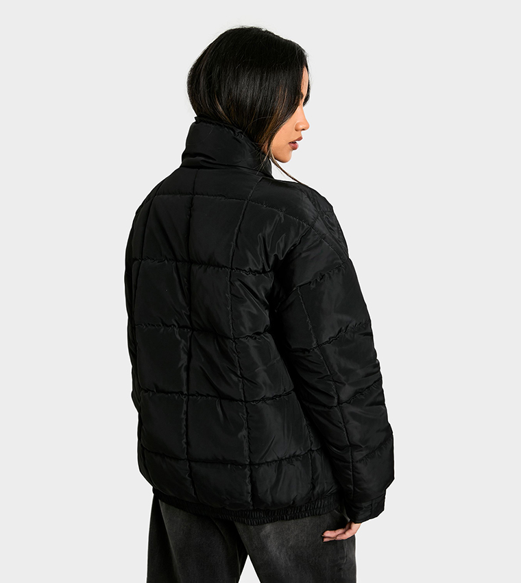 Zip-Through Puffer Jacket