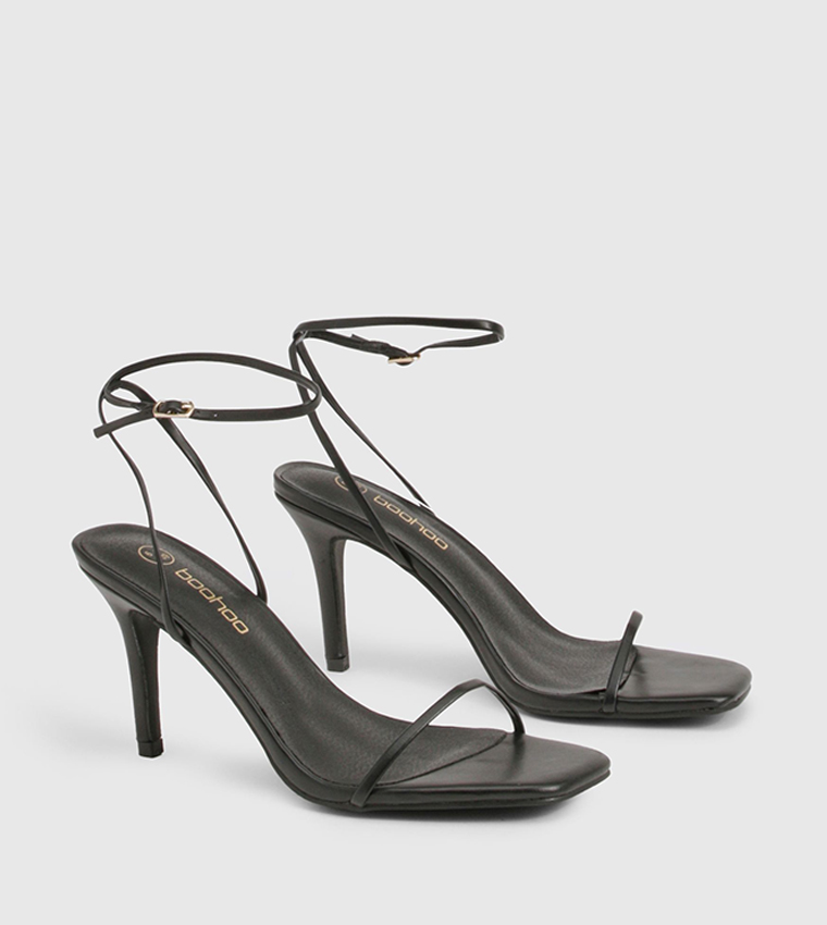 Low Stiletto Heel Sandals