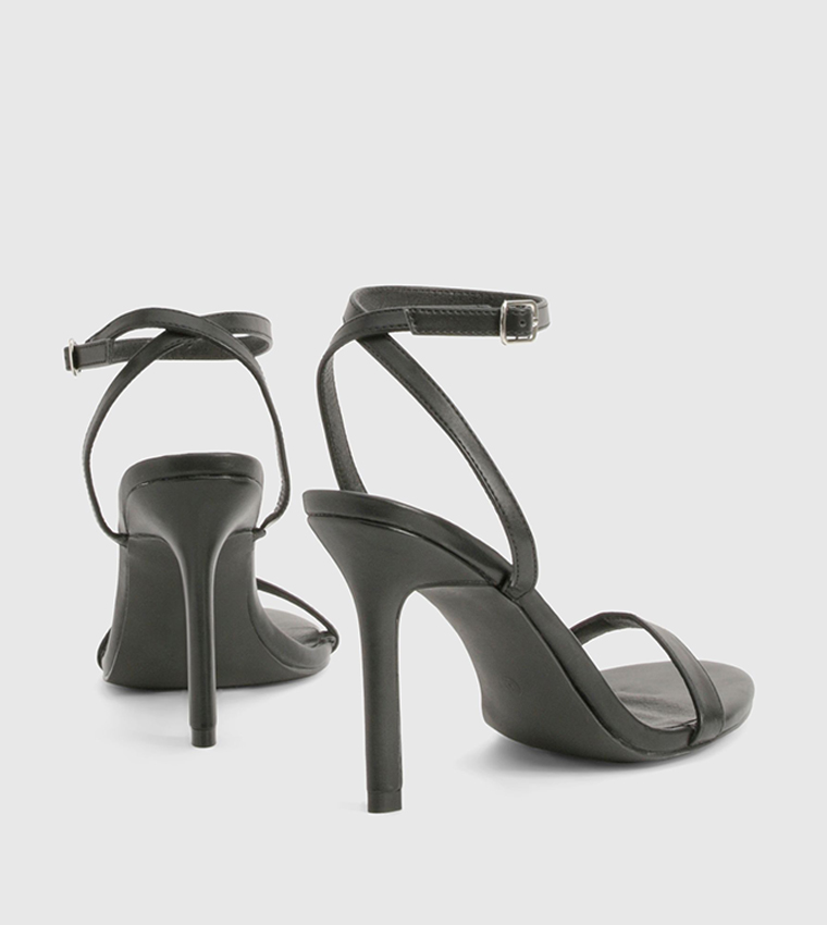 Ankle Strap Stiletto Heel Sandals