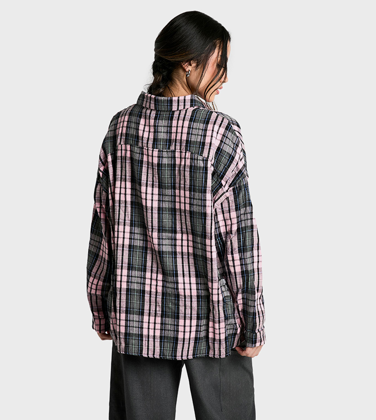 Checkered Oversized Shirt