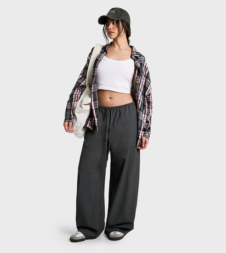 Checkered Oversized Shirt