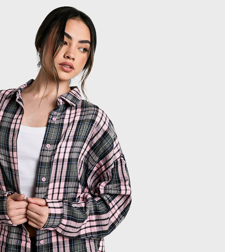 Checkered Oversized Shirt