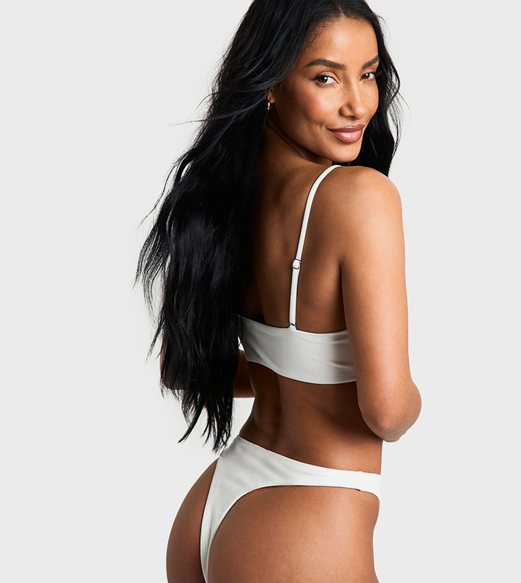 Essentials Scoop Neck Bikini Top