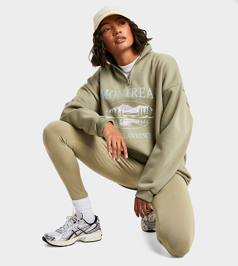 Tall Montreal Printed Sweatsuit Set