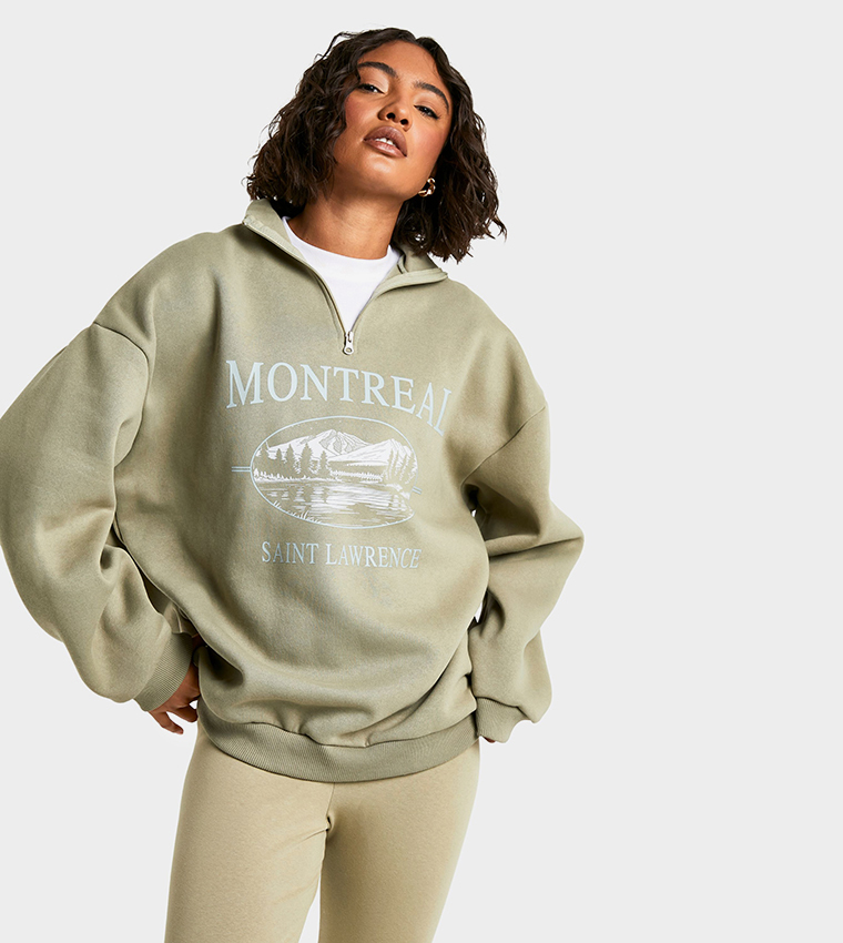 Tall Montreal Printed Sweatsuit Set