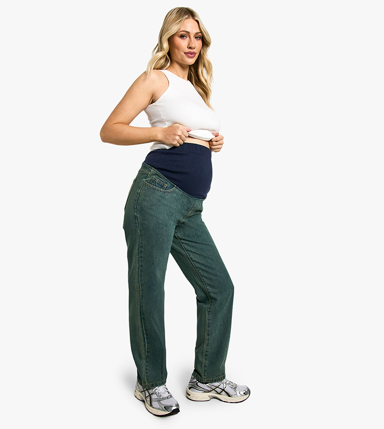 Maternity Over the Bump Mom Fit Jeans