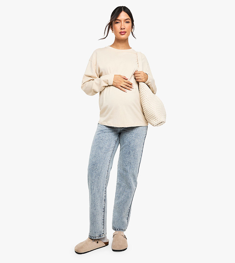 Over The Bump Straight Fit Maternity Jeans