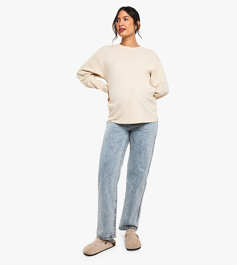 Over The Bump Straight Fit Maternity Jeans