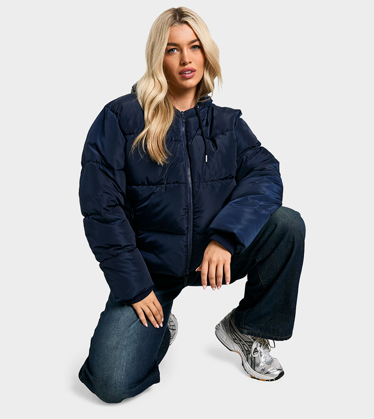 Hooded Short Puffer Jacket