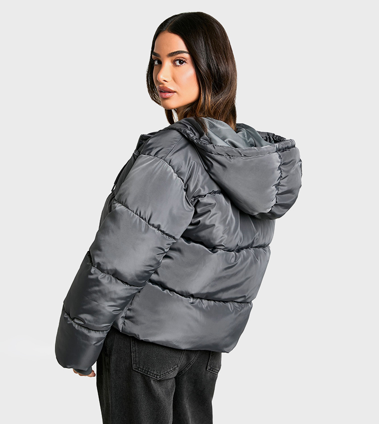 Petite Hooded Puffer Jacket