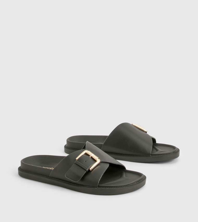 صندل فلات بحزام بإبزيم