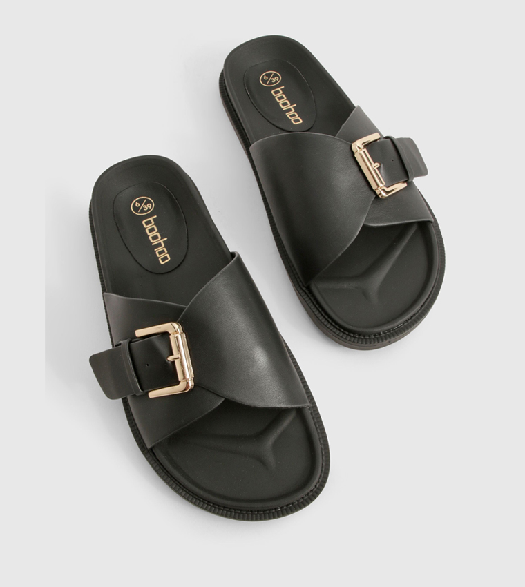 صندل فلات بحزام بإبزيم