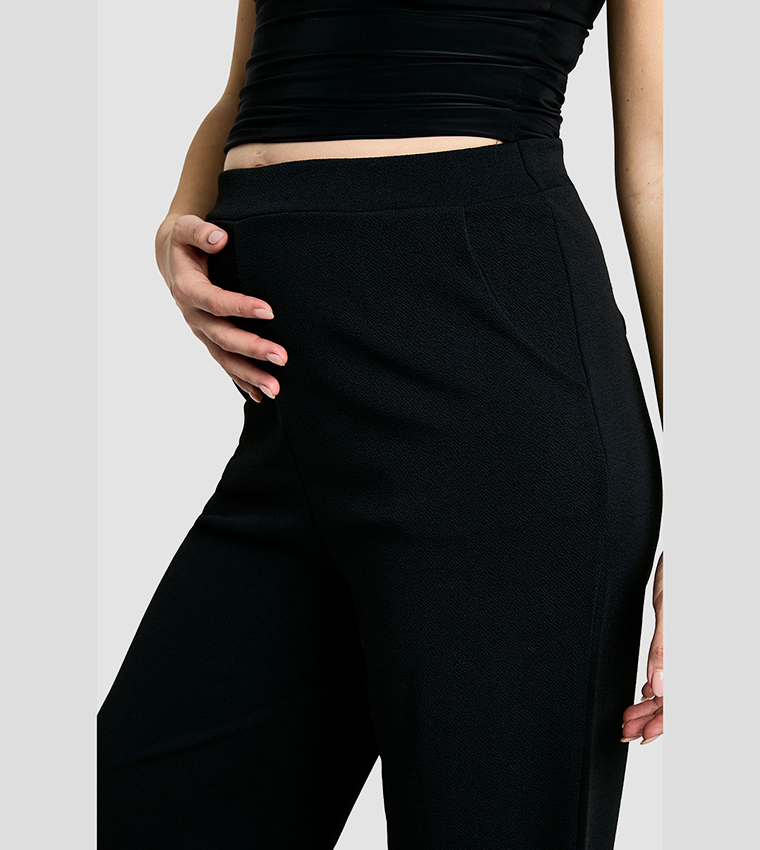 Maternity Tailored Wide Leg Trousers
