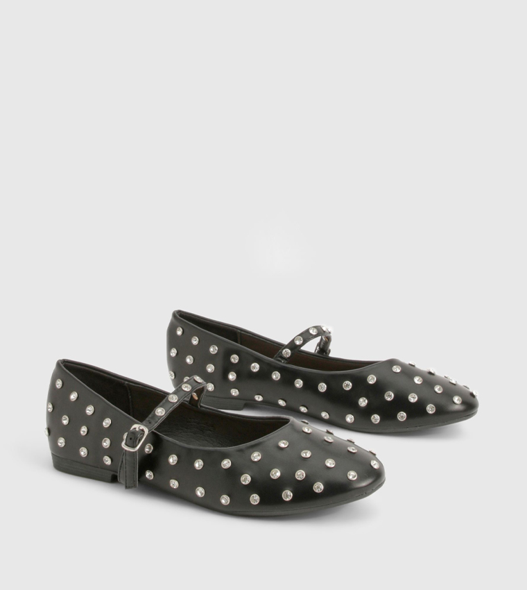 Embellished Mary Jane Shoes