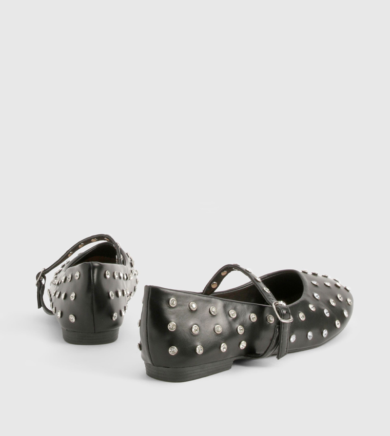 Embellished Mary Jane Shoes